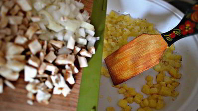 запеченные фаршированные шампиньоны