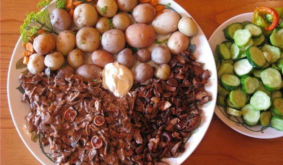 Рецепт жареных грибов рыжики