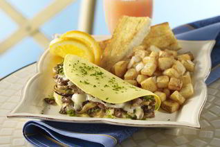 Жареные подберезовики с овощами