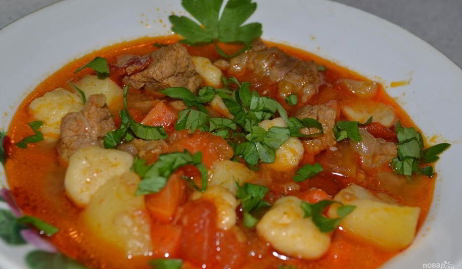 Рецепт бограча-гуляша