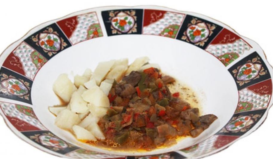 Рецепт грибного гуляша с картофелем