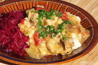 Гуляш без томатной пасты