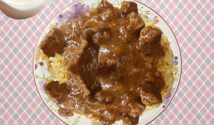 Рецепт гуляша из филе утки