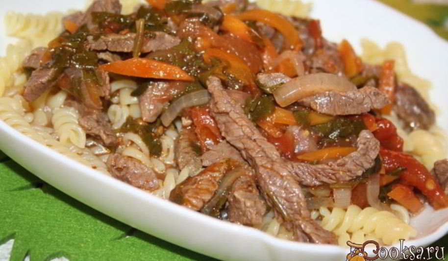 Рецепт гуляша из говядины с кинзой