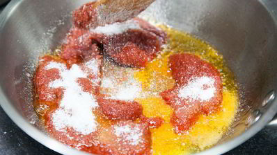 гуляш из говядины со сладким перцем