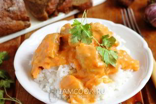 Гуляш из индейки в мультиварке