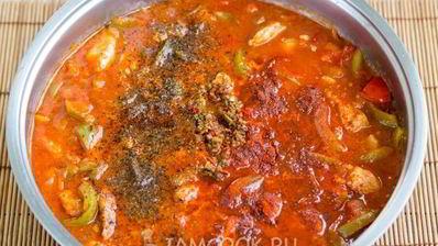 гуляш из индейки