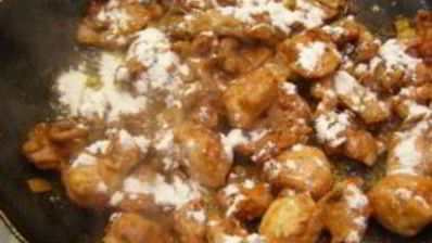 гуляш из кролика с подливкой