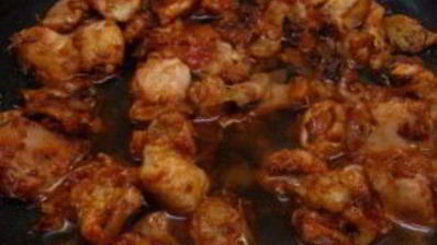 гуляш из кролика с подливкой