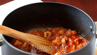 гуляш из куриного филе