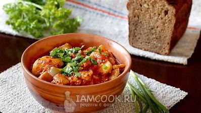 гуляш из куриного филе