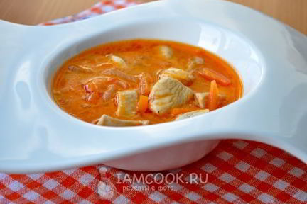 Гуляш из куриной грудки