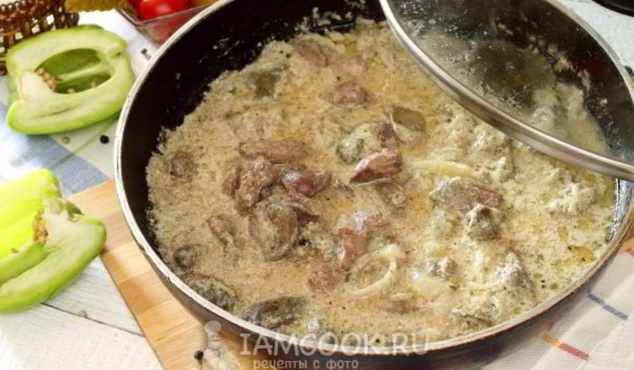 Рецепт гуляша из куриной печени