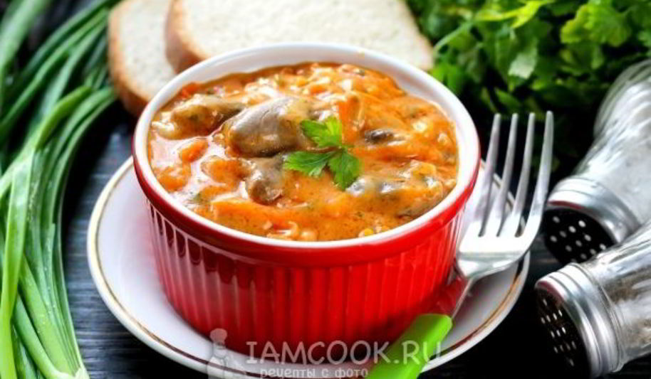 Рецепт гуляша из куриных сердечек