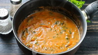 гуляш из куриных сердечек