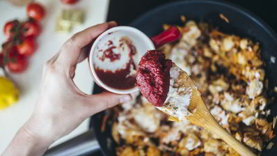 гуляш из курицы с овощами