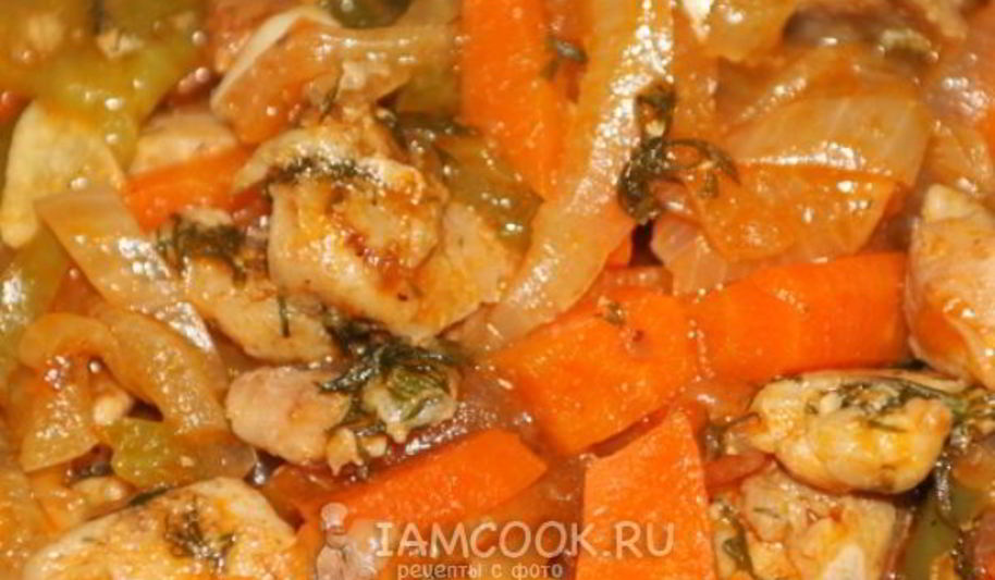 Рецепт гуляша из курицы с подливкой