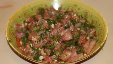 гуляш из курицы с подливкой