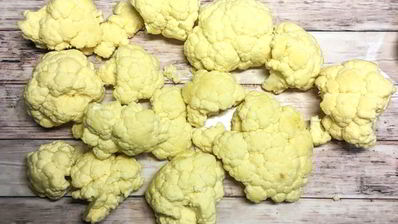 гуляш из курицы с пюре из цветной капусты