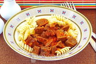 Гуляш из легкого