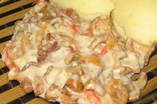 Гуляш из лисичек