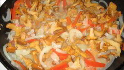 гуляш из лисичек