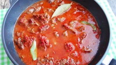 гуляш из лосятины