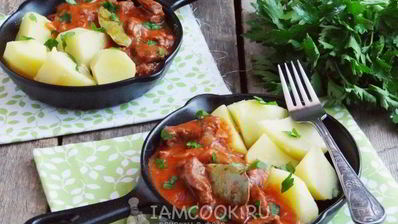 гуляш из лосятины