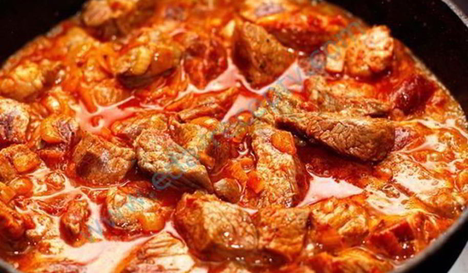 Рецепт гуляша из мяса бобра