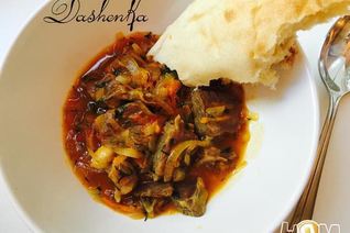 Гуляш из отварного мяса