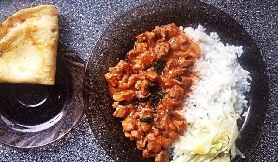 Рецепт гуляша из свинины с подливой