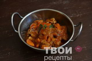 Гуляш из свинины в мультиварке