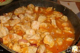 Гуляш из свинины