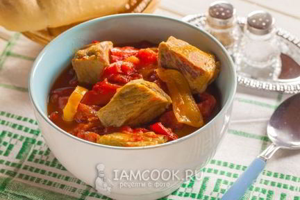 Гуляш из телятины