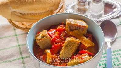 гуляш из телятины