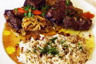 Гуляш с капустой