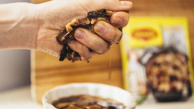 гуляш с лесными грибами