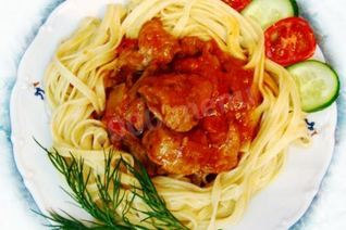 Гуляш с овощами