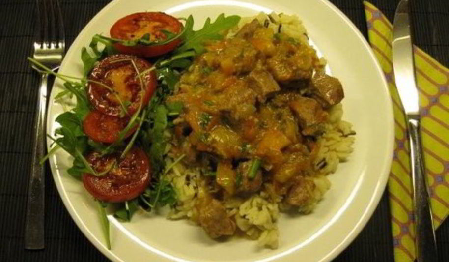 Рецепт гуляша с рисом