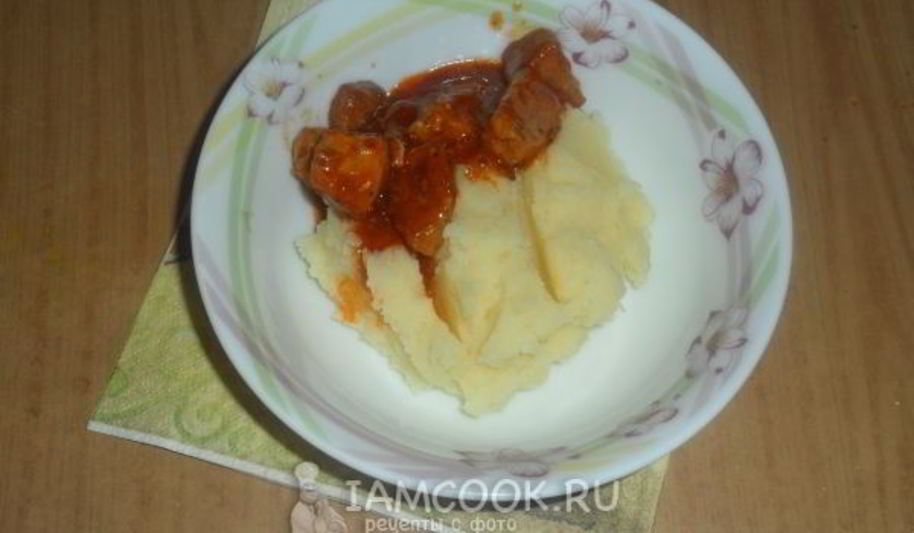 Рецепт картошечки с гуляшом по-сибирски