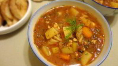 суп-гуляш из фарша