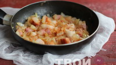 тыквенный гуляш с беконом