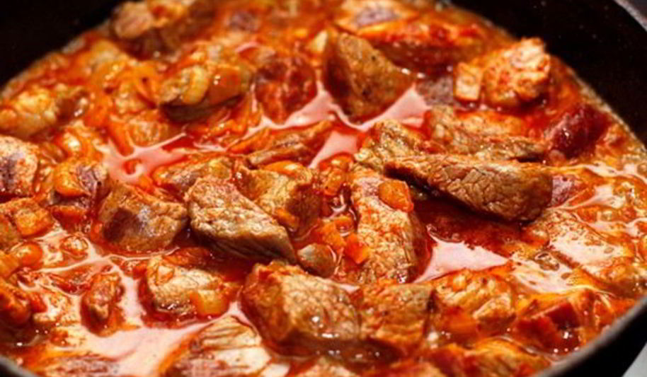 Рецепт венгерского гуляша со сладким перцем