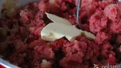 картофельно-свекольное пюре