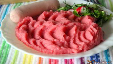 картофельно-свекольное пюре