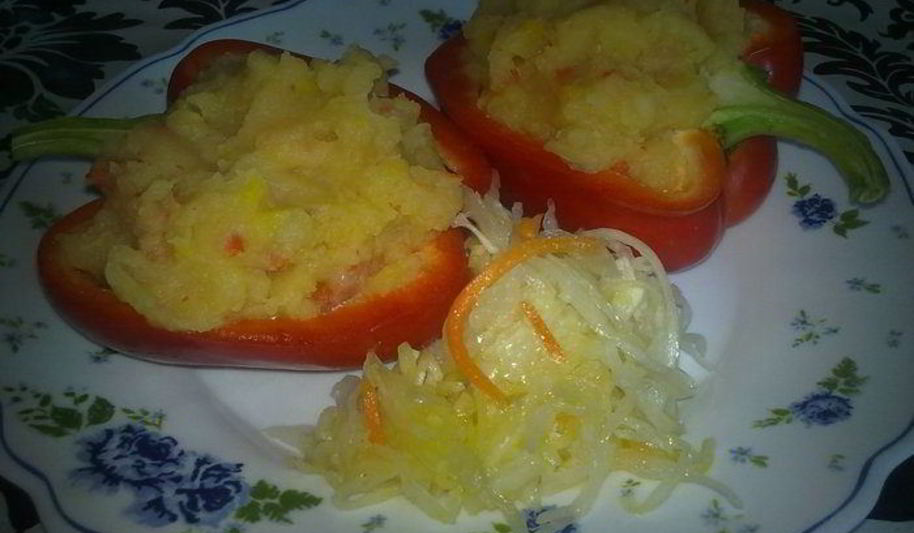 Рецепт картофельного пюре с перцами