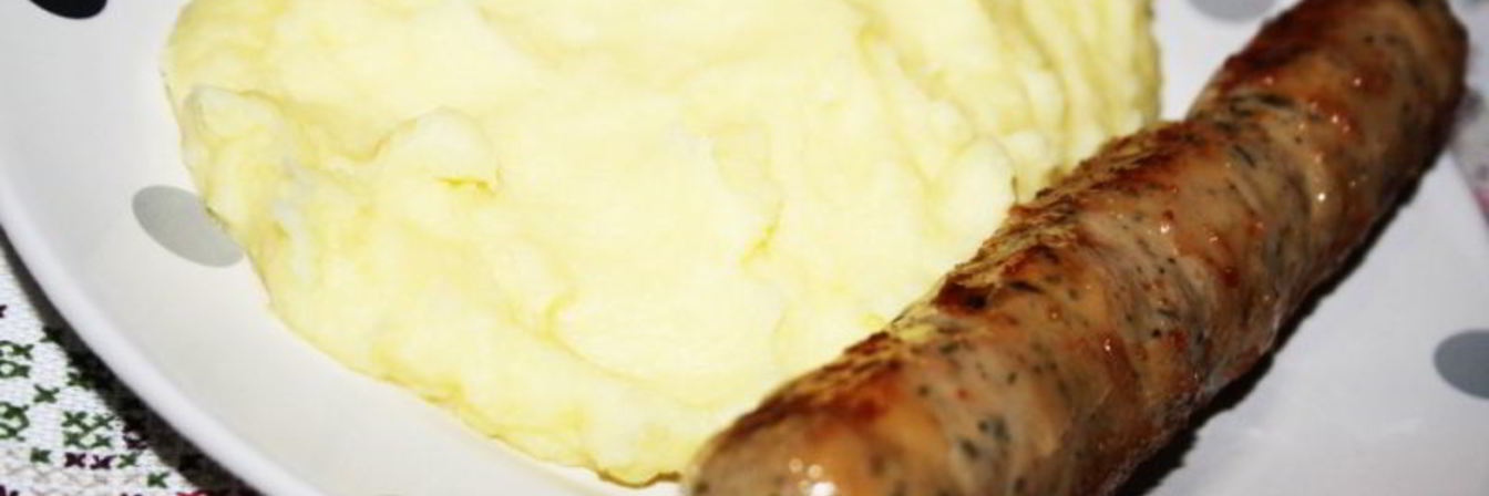 Картофельное пюре с плавленым сыром и топленым сливочным маслом Невесомость