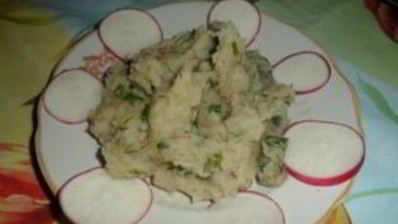 картофельное пюре с тушенкой