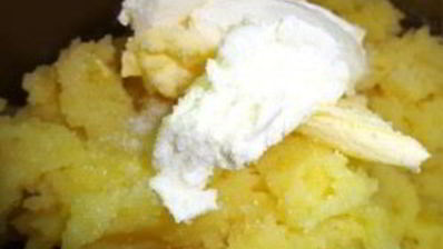 картофельное пюре со сливочным сыром