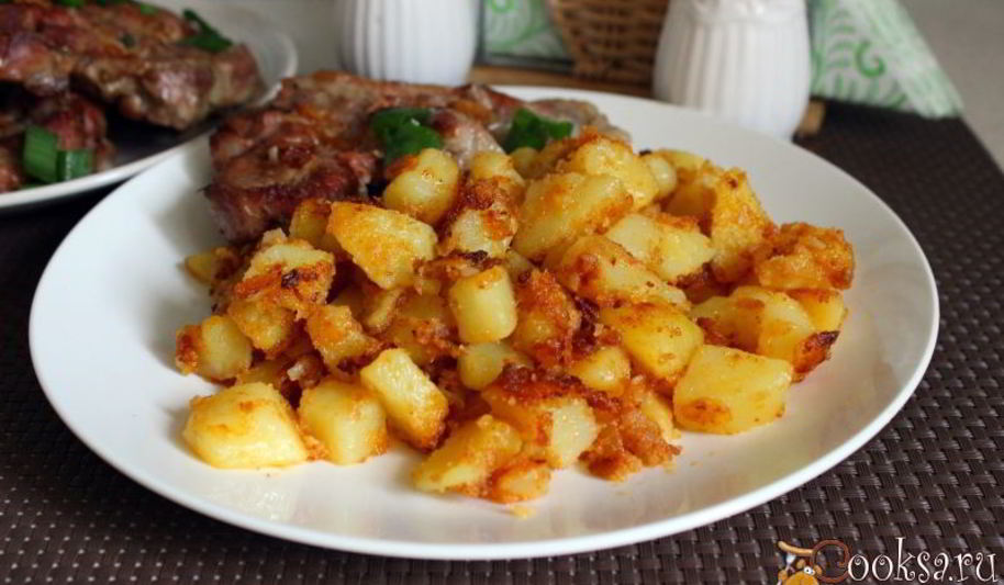 Рецепт картофельного гарнира к мясу